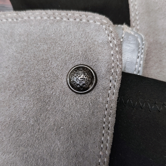 Vince Camuto split shaft suede wedge tall boots, size 7.5 - Picture 11 of 11